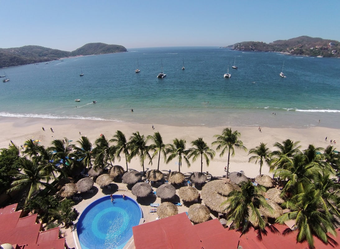 Vista a la Bahía · Hotel Villa Mexicana Zihuatanejo